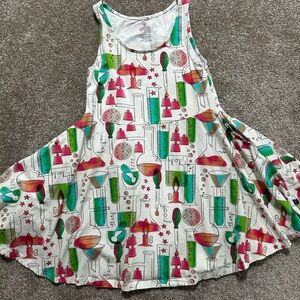 Princess Awesome 8 Science Print Kids Dress